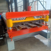 Machine de formage de tôles de planchers métalliques entièrement automatique, machine de fabrication de tôles de planchers renforcées en acier
