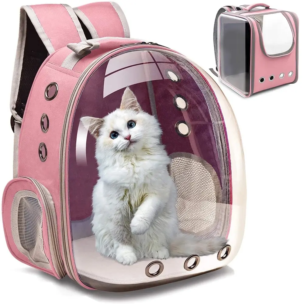Üretici toptan kedi taşıma torbaları nefes Pet taşıyıcılar küçük köpek kedi sırt çantası seyahat uzay kapsülü kafesi evcil hayvan malzemeleri