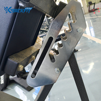 Bickfit BH1034 Banc romain commercial réglable à 45 degrés en métal durable pour extension dorsale unisexe