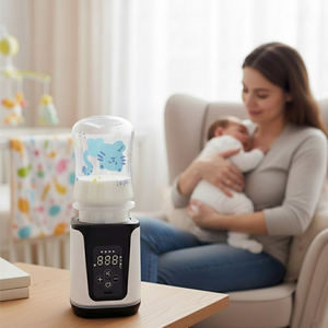 Calentador <span class=keywords><strong>de</strong></span> Biberones Portátil Recargable por USB, Calentamiento Rápido para Viajes, Leche Materna y Fórmula para Usar en Movimiento, Control <span class=keywords><strong>de</strong></span> Temperatura Seguro - Product Image 1