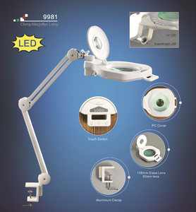 แว่นขยายคุณภาพสูงพร้อมไฟส่องสว่าง/แว่นขยายพร้อมโคมไฟ - Product Image 5
