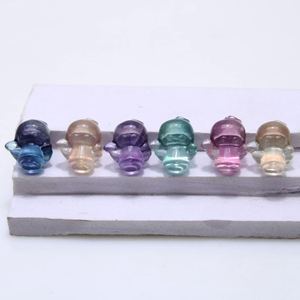 1,5 cm venta al por mayor mano tallada dibujos animados Ángel niña fluorita <span class=keywords><strong>cristal</strong></span> Mini Little Twin Stars adornos para pulsera encantos - Product Image 5