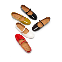 Sandales plates en cuir véritable faites à la main, confortables, respirantes, légères, tendance, avec un design à bout rond pour femmes
