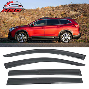 Viseras para ventanas Subaru Ascent 19-26, 4 piezas, acrílico ahumado, deflectores de lluvia y viento - Product Image 1