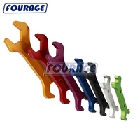Clé hexagonale à Double extrémité en aluminium, 7 pièces AN3 à AN20, Kit d'outils manuels pour un adaptateur de montage