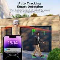 UEMON Smart Home Mini PTZ CCTV Cámara 5MP Gran angular a todo color Visión nocturna Audio bidireccional TUYA APP Control Hotel eléctrico