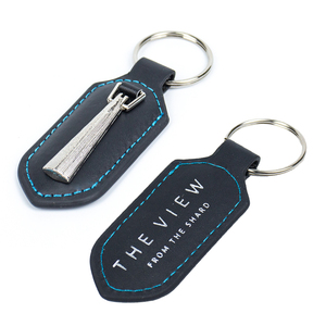 Custom Car Brand Logo Name Souvenir PU Leather Keychain for Holiday Commemorative Gift DIY Colors 3D Business Leather Keychain