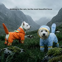Nouvelle Veste de Pluie pour Chien et Chat, Imperméable à Quatre Pattes, Couverture Complète avec Couvre-Pattes Amovibles, Style Décontracté, Vêtement de Pluie pour Petits Chiens