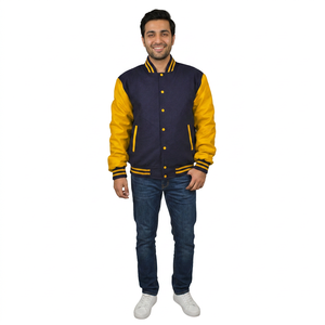 Veste universitaire professionnelle sur mesure pour hommes Veste Letterman grande taille avec veste de baseball universitaire personnalisée pour hommes - Product Image 1
