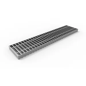 Factory supplier hot dip galvanized metal steel grating iron steel plate perforated hole safety grating