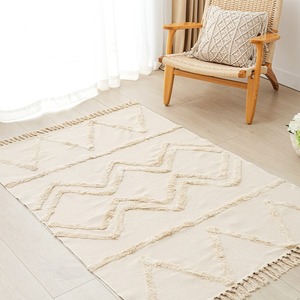 <span class=keywords><strong>Tappeto</strong></span> Extra-Large in Cotone Stile Vintage, Tappetino Versatile per Soggiorno, Copertura Completa del Pavimento, <span class=keywords><strong>Copritavolo</strong></span> da Pranzo - Product Image 5