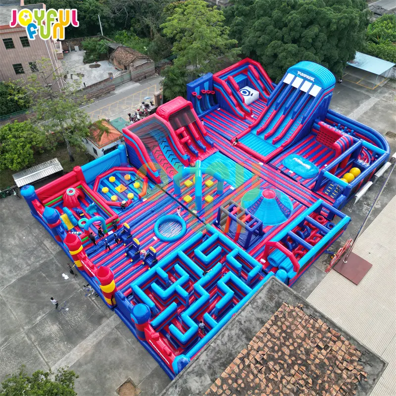 Vreugdevolle Fun Giant Opblaasbare Indoor Thema Park Opblaasbare Kinderen Speeltuin Opblaasbare Speeltuin