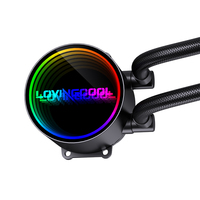 Lovingcool 120 todo en uno enfriador de agua líquido CPU RGB ARGB ventilador de refrigeración de sincronización para placa base Amd/Intel para procesadores de PC para juegos