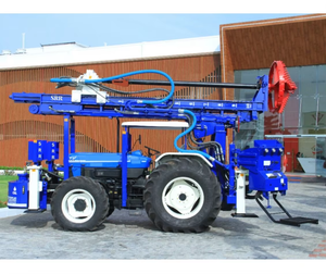 Foreuse de puits d'eau agricole montée sur tracteur de pointe avec machines de forage hydrauliques et pneumatiques complètes - Product Image 4