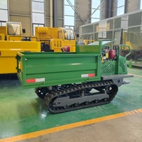 Hochbelastbarer 1500kg Gummiketten-Träger 1,5 Tonnen Raupenkipper Rutschfester Kletter-Allterrain-Raupentransporter