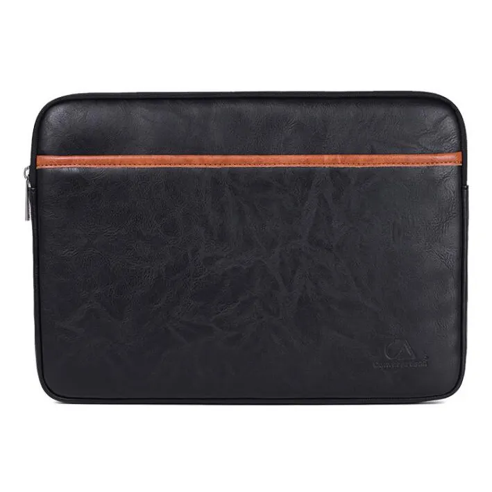Wholesale high quality business PU leather computer laptop tablet sleeve case