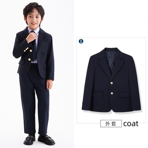 초등학교 어린이를위한 해군 블레이저 고등학교 소년 소녀 일본 한국 태국 아시아 크기 교복 - Product Image 5