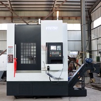 Tour vertical CNC à haute rigidité WOJIE VTC750 pour l'usinage de pièces à disques et à brides