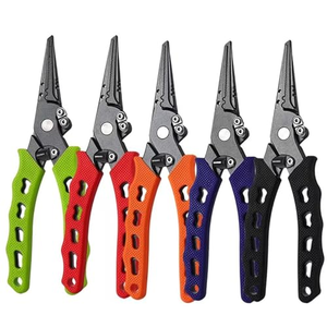 Pince de pêche multifonctionnelle en acier inoxydable 20*8.5*2.5cm 186g, 5 couleurs, outil de pêche, coupe-ligne, décrocheur d'hameçons - Product Image 2