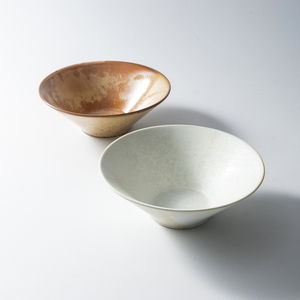 Fabricante de Jiujiuju, <span class=keywords><strong>vajilla</strong></span> de porcelana nórdica para eventos de banquetes de Hotel, platos de cerámica, juego de cuencos blancos marrones reactivos de cerámica - Product Image 4