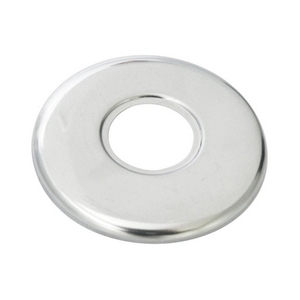 Rosette in ottone cromato 3/4 più grandi per sifoni idraulici - Product Image 1