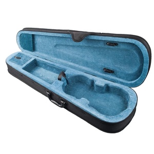 <span class=keywords><strong>NAOMI</strong></span> – étui rigide pour violon 4/4-1/8, sac à dos professionnel de base de forme triangulaire, Suspension Super légère, étui noir pour violon - Product Image 4
