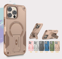 Étui de protection magnétique antichoc de luxe en TPU et PC pour téléphone portable, accessoires pour iPhone 17 16 - Vente en gros
