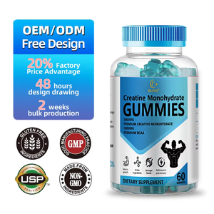 DUOZI <b>Creatine</b> <b>Monohydrate</b> Gummies 5000mg with BCAA 60 Count Muscle Growth Dietary Supplement - Product Image 4