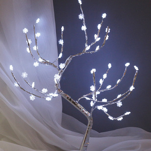 <b>Led</b> Pearl <b>Tree</b> Light Warm White Round Shape Tap Control USB Powered Night Light For Home Decoration - Product Image 2