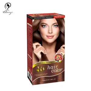 Crème colorante pour cheveux semi-permanente <span class=keywords><strong>de</strong></span> couleur rouge violet, marque privée OEM, salon professionnel, pour femmes - Product Image 1