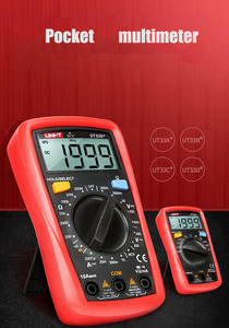 UT33 UNI-T con Prevención Automática de Quemaduras, Pantalla Roja y Gris de 66x51mm, Modelo Mini para el Hogar - Product Image 3