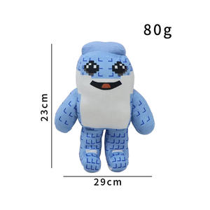 Peluche de Juguete de Peluche Relleno de Algodón PP Bordado HECION, Mercancía del <span class=keywords><strong>Juego</strong></span> STEAL a BRAINROT Shark, Muñeco Suave - Product Image 4