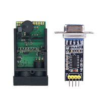 TTL CMOS Mesure de volume d'angle laser RS232 Lidar Range Capteur de module de distance précis avec commande hexagonale