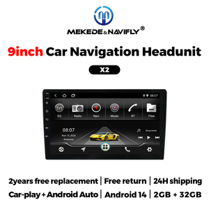 Mekede màn hình cảm ứng 4 lõi xe-chơi FM Đài phát thanh Android Auto GPS <span class=keywords><strong>navigation</strong></span> <span class=keywords><strong>2</strong></span> + 32GB xe đa phương tiện Player cho <span class=keywords><strong>TOYOTA</strong></span> Honda Kia VW - Product Image 5