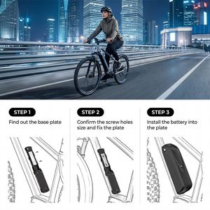 British Warehouse <b>48V</b> 15Ah Lithium <b>Battery</b> Electric Bike Hailong Tube 3000mAh 13s5p 45A Smart BMS 2A XT60 Plug Water-proofed - Product Image 3