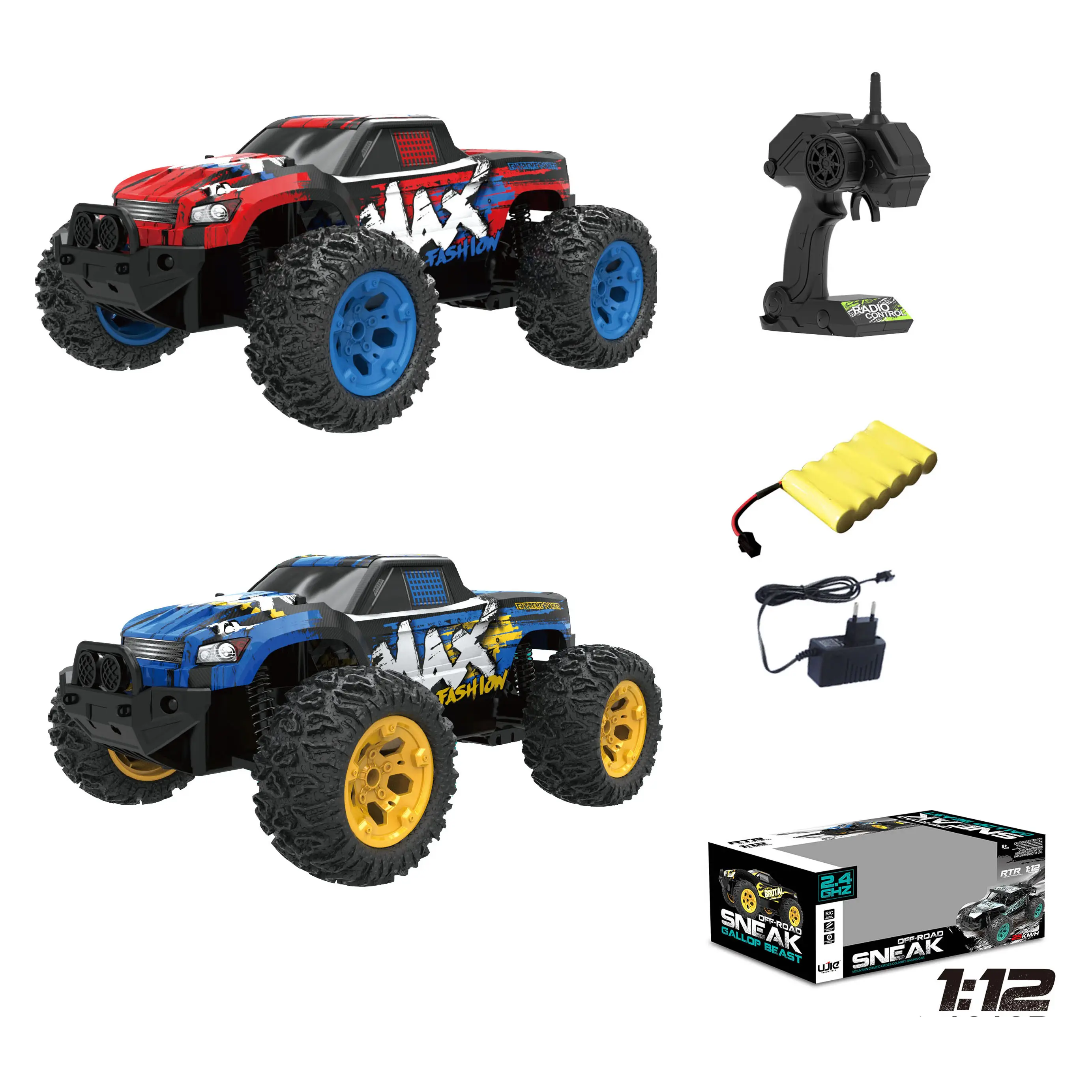 SY 2.4G RC Offroad Truck für Kinder 1:12 Hochgeschwindigkeits-PVC-Funks teuerung fahrzeug Fast Speedy 25KM fern gesteuertes Autos pielzeug