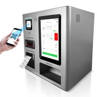 Distributeur automatique tactile Usingwin 10,1 pouces, borne de paiement et de commande libre-service à monnayeur, pour montage sur bureau en intérieur