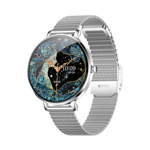 Montre connectée pour femmes NX21, écran AMOLED 1,32'', corps fin, nouvelle version 2024, étanche IP67, suivi du rythme cardiaque et du sommeil, double bracelet - Product Image 3