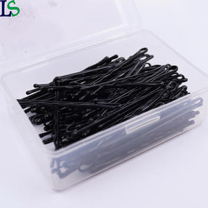 Venta al por mayor de metal negro horquilla flequillo cabeza pinzas fijas accesorios para el cabello en forma de U peluquería horquillas - Product Image 6