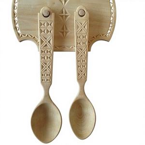 Cuchara de Cocina de Madera de Acacia Natural Ecológica de Lujo con Logotipo Personalizado para Fiestas, Procedente de la India - Product Image 1