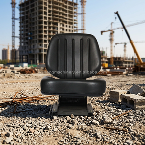 <span class=keywords><strong>Sedile</strong></span> Universale con Sospensione in Pelle PU, Reclinabile e Scorrevole <span class=keywords><strong>per</strong></span> Trattori, Escavatori, Mietitrebbie, Carrelli Elevatori - Product Image 1