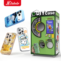 Distributeur automatique de coques de téléphone grande capacité avec impression pour usage commercial en rue
