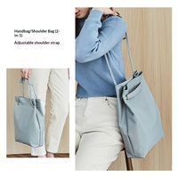 Sac à bandoulière pour ordinateur portable 14 pouces, sac fourre-tout, sac à bandoulière, doublure en nylon imperméable et respirante, idéal pour l'été
