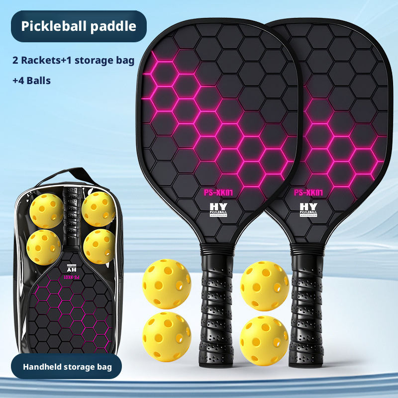 Pick racket fiberglass pick ball adult children pickleball racket Board full set