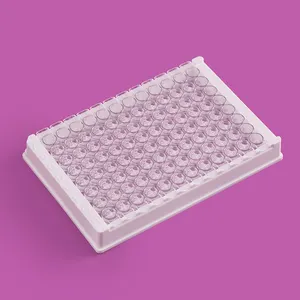 Пластины Elisa с плоским дном, новейшая пластина для выращивания глубоких клеток, 96 пластин Elisa, 8 полосок