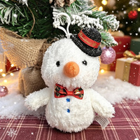 Porte-clés en peluche Père Noël, Élan et Renne, Décoration de sapin de Noël, Pendentif en peluche rembourré, Cadeaux et décorations de Noël en gros