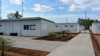 Maison préfabriquée modulaire certifiée ISO : structure en acier imperméable pour écoles, bureaux et camps de construction