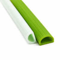 Couverture de tube LED en silicone extrudé sur mesure, résistante à la chaleur, flexible, diffuseur de lumière néon, manchon découpable, longueur personnalisable pour LED