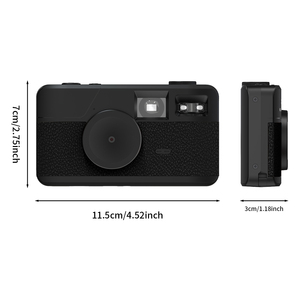 Appareil photo numérique compact rétro 8MP CMOS sans écran avec 8 modes de filtre, support flash LED, filtres personnalisables, Type-C - Product Image 1