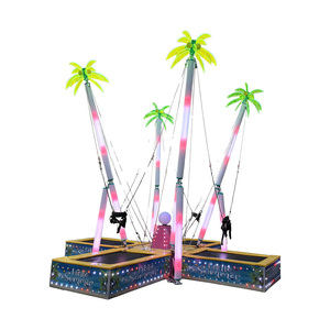Parque de atracciones <span class=keywords><strong>bungee</strong></span> luces intermitentes Instalaciones de entretenimiento festivo trampolín hinchable Fabricantes al por mayor <span class=keywords><strong>bungee</strong></span> ligero - Product Image 6